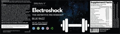 Electroshock - The Definitive Pre-Workout Blue Razz Flavor