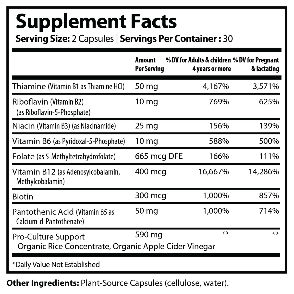 solikka Vitamin B Complex