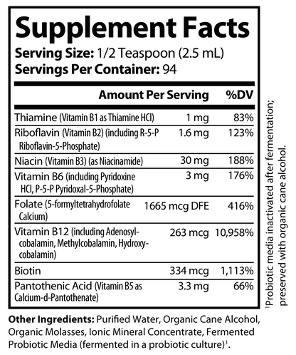 Fermented Vitamin B Complex 8 Fl. Oz