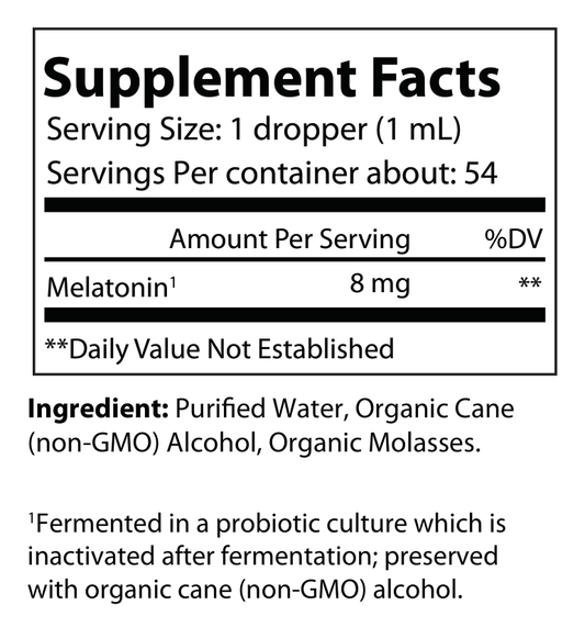 Fermented Melatonin 2 Fl. Oz. Medical Grade