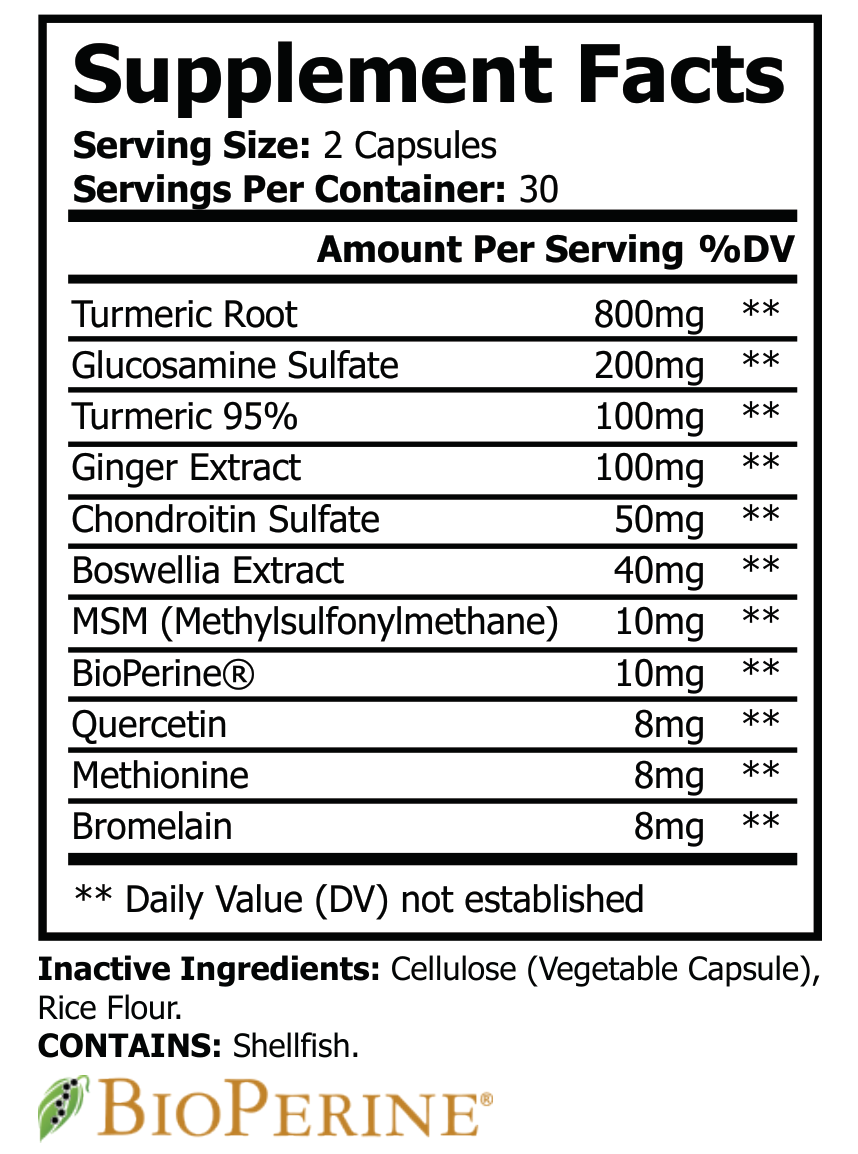 Solikka Platinum Turmeric Joint Support Plus