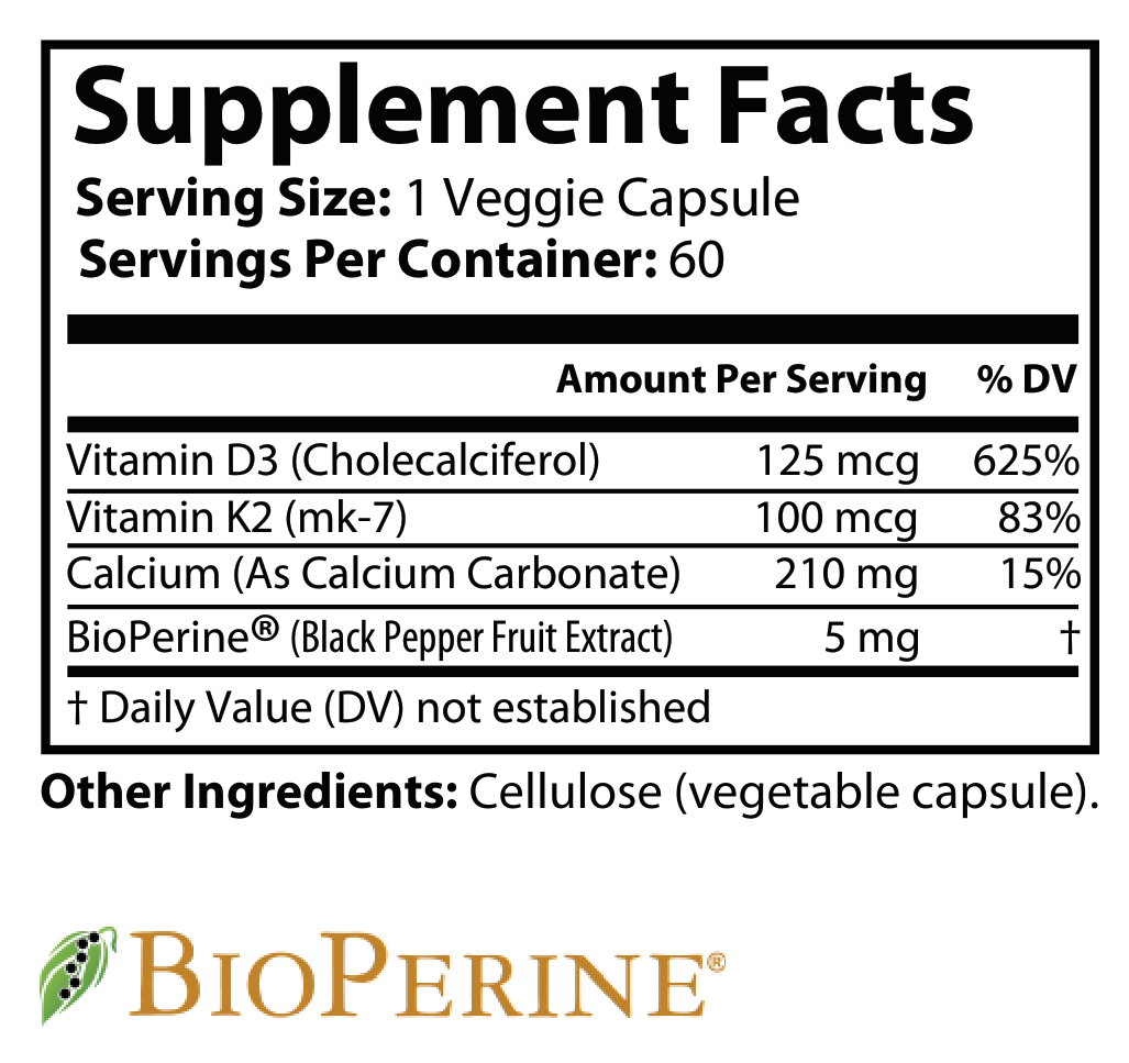 solikka Vitamin K2+D3