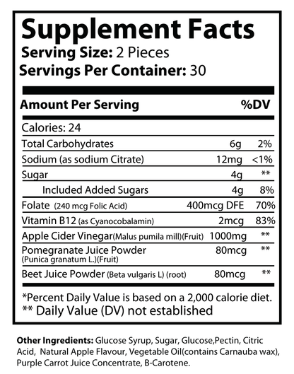 Solikka Apple Cider Vinegar  Gummies