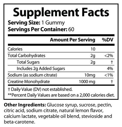 Solikka Super Creatine Gummies 1000mg