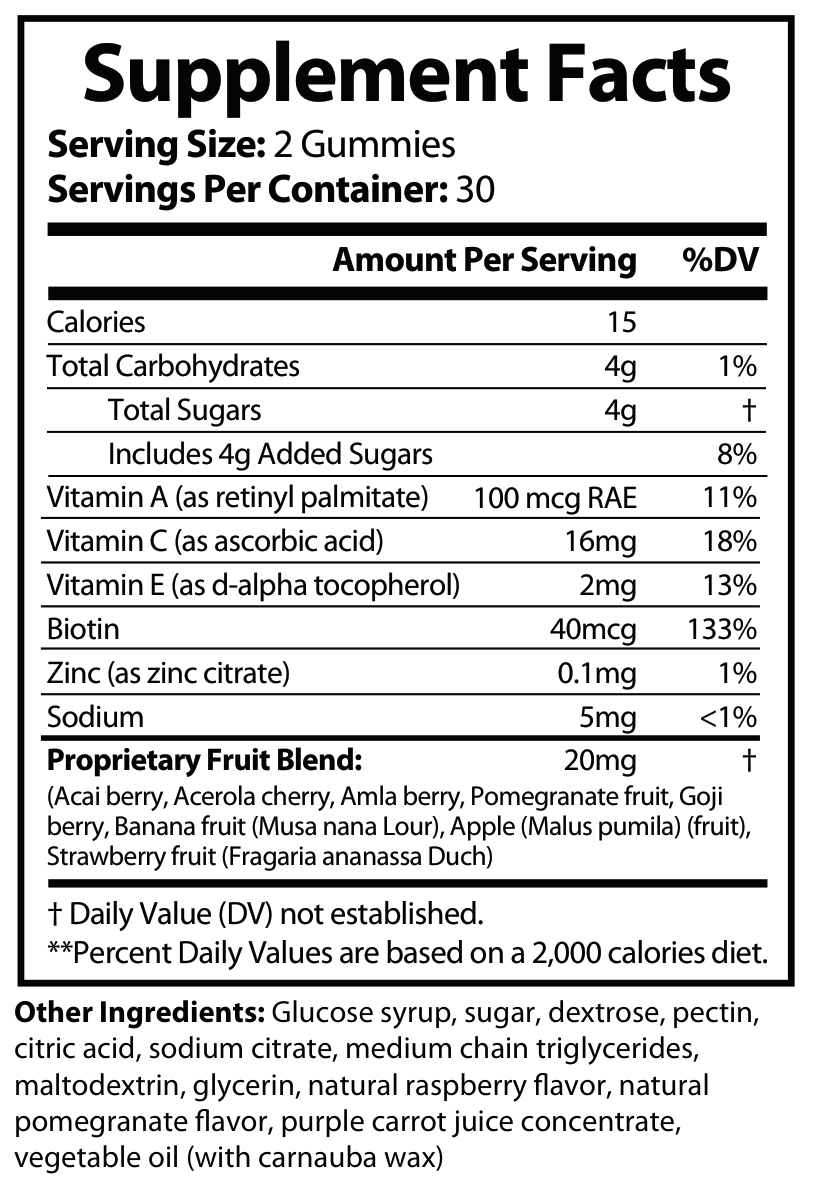 Solikka Super Fruit Gummies w/Essential Vitamins