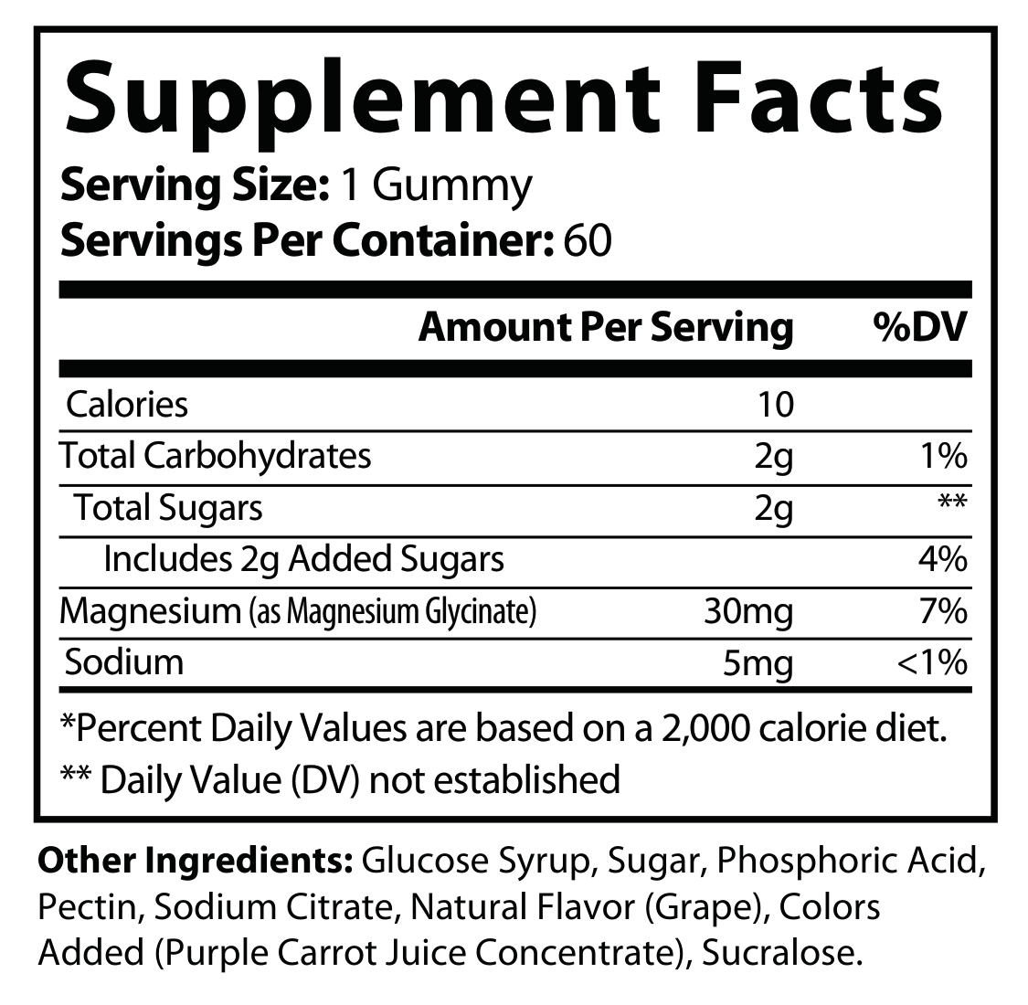 Solikka Premium Magnesium Glycinate Gummies