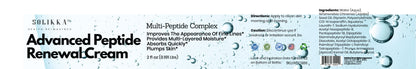 solikka Advanced Peptide Renewal Cream – Multi-Peptide Complex (2 fl oz)