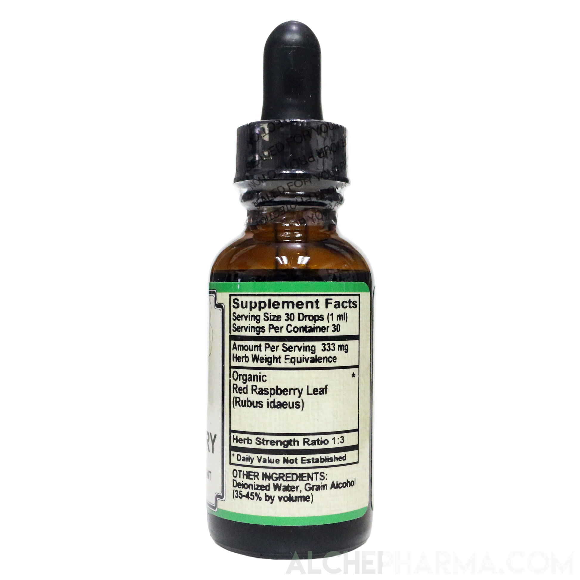 Red Raspberry Leaf ( Organic Rubus idaeus ) Tincture HSR 1:3-Herb-AlchePharma