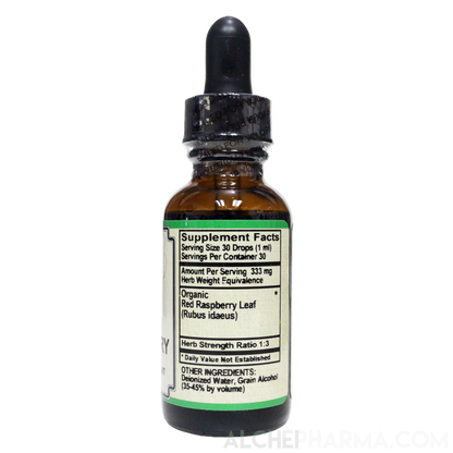 Red Raspberry Leaf ( Organic Rubus idaeus ) Tincture HSR 1:3-Herb-AlchePharma