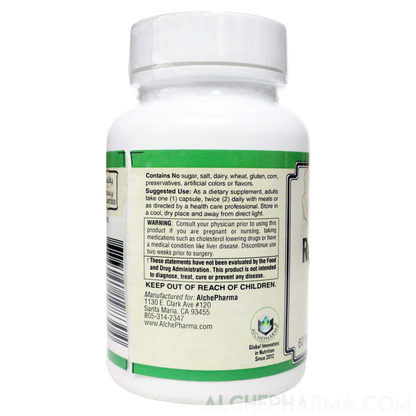 Red Yeast Rice (Organic and Citrinin Free ), 600mg-AlchePharma