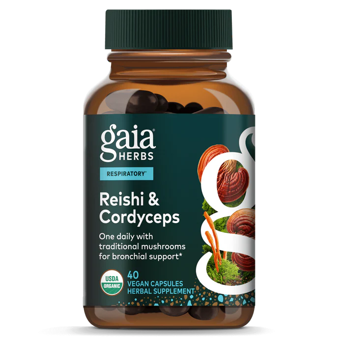 Reishi & Cordyceps (Formerly - Respiratory Mushroom Blend)