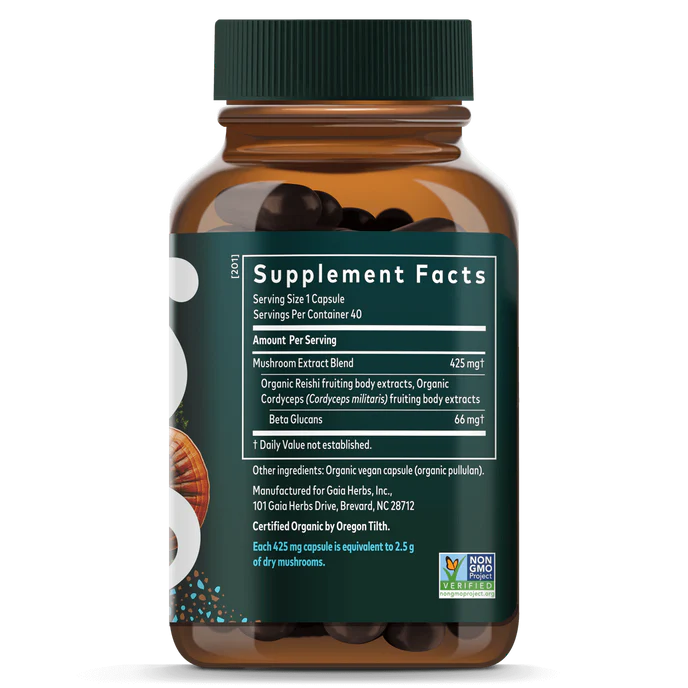 Reishi & Cordyceps (Formerly - Respiratory Mushroom Blend)