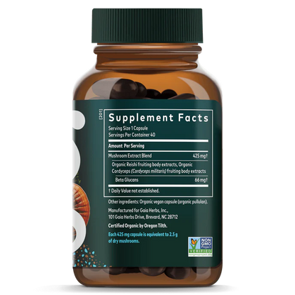 Reishi & Cordyceps (Formerly - Respiratory Mushroom Blend)