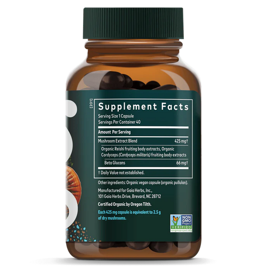 Reishi & Cordyceps (Formerly - Respiratory Mushroom Blend)