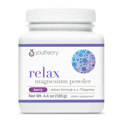 Relax Magnesium Powder 4.4 Oz. (Berry Flavored)-Magnesium-AlchePharma