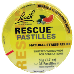 Rescue Pastilles - Orange Elderflower Flavor 50g