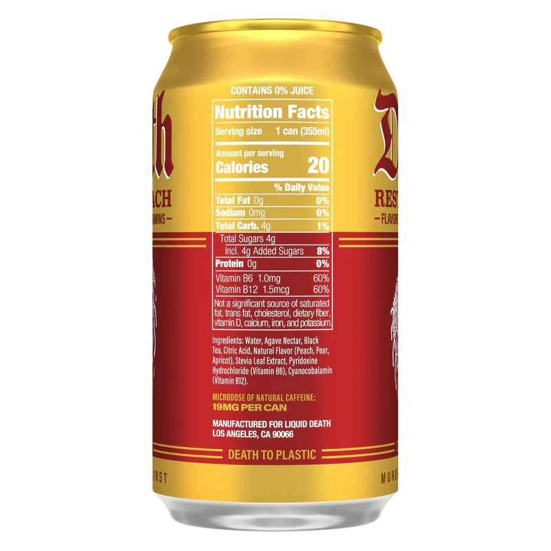 Rest In Peach Tea 19.2 oz