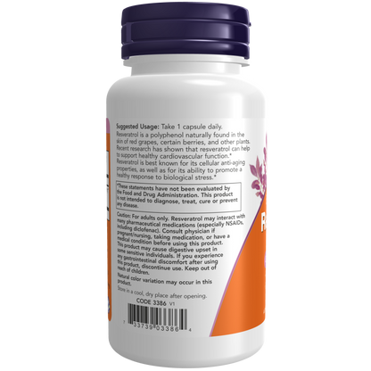 Resveratrol, Extra Strength 350 mg Veg Capsules-Antioxidants-AlchePharma