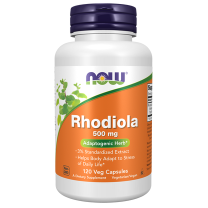 Rhodiola 500 mg Veg Capsules-Herbs-AlchePharma