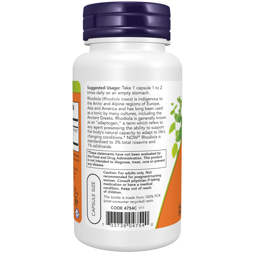 Rhodiola 500 mg Veg Capsules-Herbs-AlchePharma