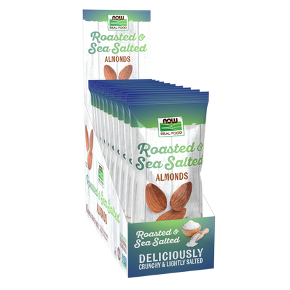 Roasted & Sea Salted Almonds - Now Foods