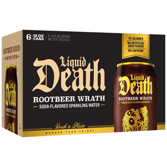 Rootbeer Wrath Sprklng Water 6 pk