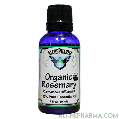 Rosemary Organic Essential Oil - 100% pure /Rosemary leaves sourced from India.-Essential Oils-AlchePharma