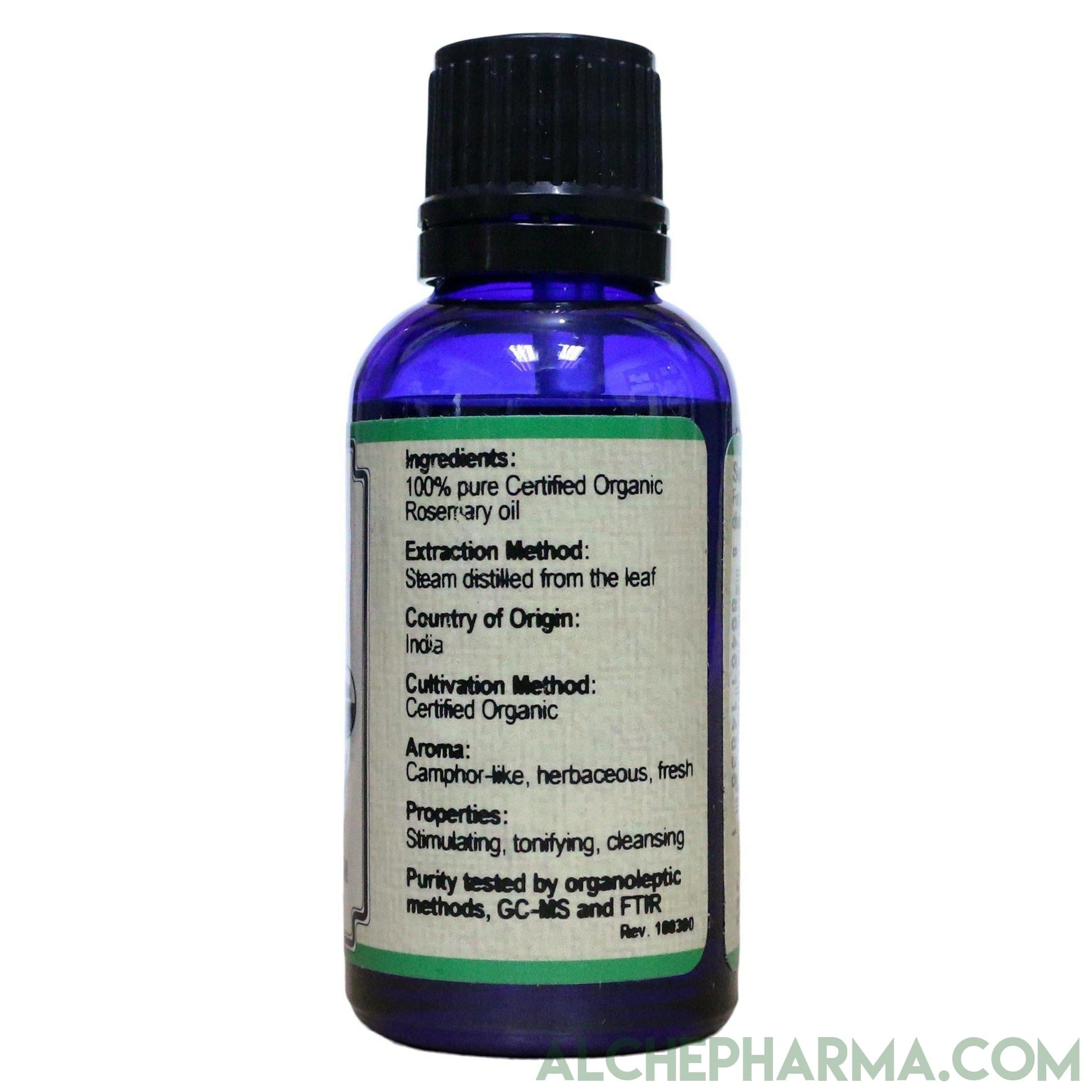 Rosemary Organic Essential Oil - 100% pure /Rosemary leaves sourced from India.-Essential Oils-AlchePharma