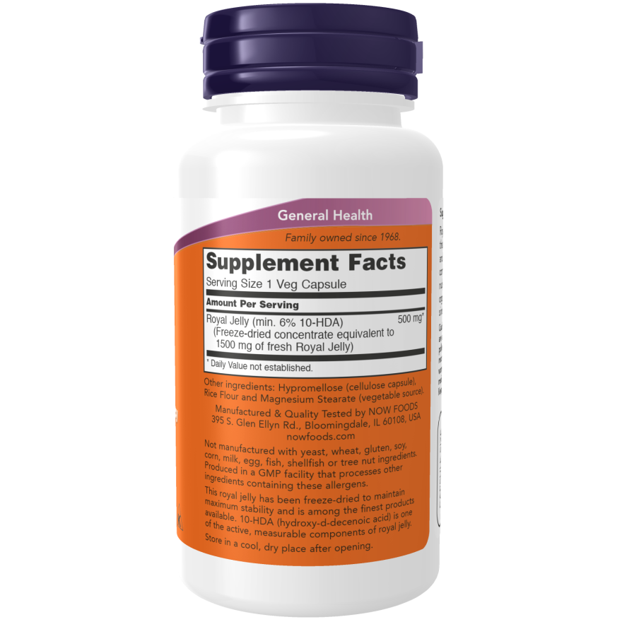 Royal Jelly Veg Capsules-Bee Products-AlchePharma