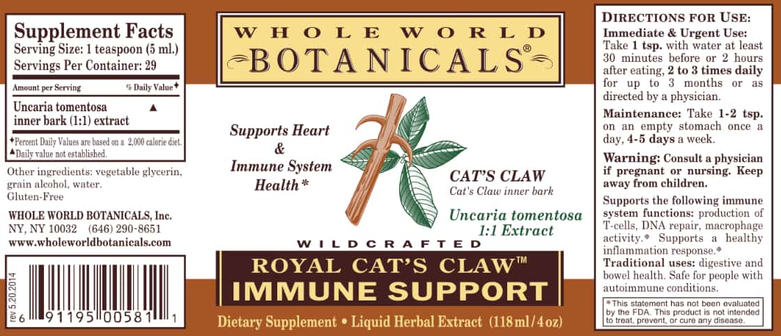 Royal Cat's Claw - Immune Support - 2 Fl. Oz.