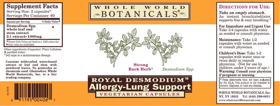 Royal Desmodium™ Allergy - Lung Support