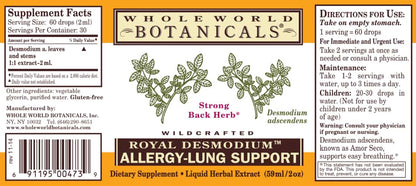 Royal Desmodium™ Allergy - Lung Support