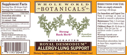 Royal Desmodium™ Allergy - Lung Support