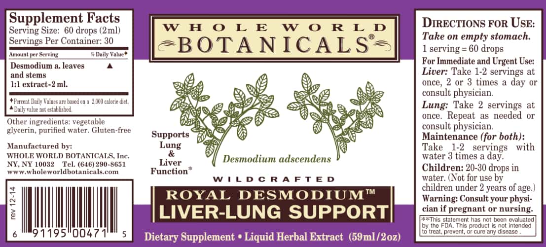 Royal Desmodium - Liver-Lung Support