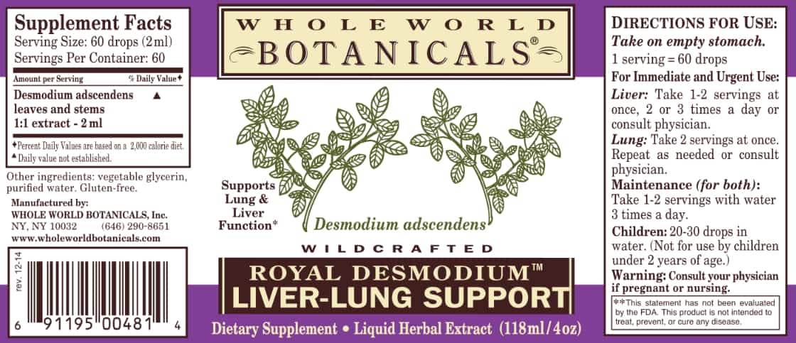 Royal Desmodium - Liver-Lung Support