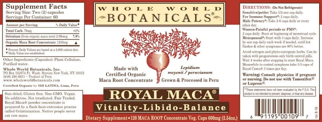 Royal Maca - Vitality-Libido-Balance