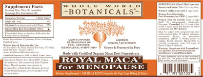 Royal Maca - for Menopause