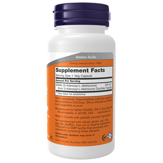 SAMe 200 mg Veg Capsules-Amino Acids-AlchePharma