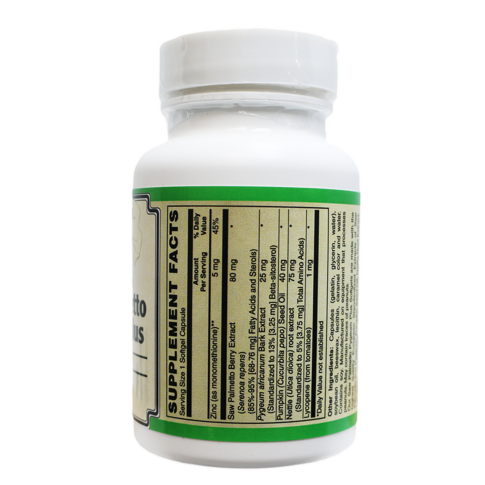 SAW PALMETTO & PYGEUM PLUS-PROSTATE SUPPORT [ European Standardized ] PROFESSIONAL FORMULA-Herbal-AlchePharma