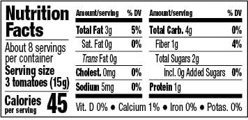 Tomatoes - Sun-Ripened, Dried - 8 Fl. Oz.