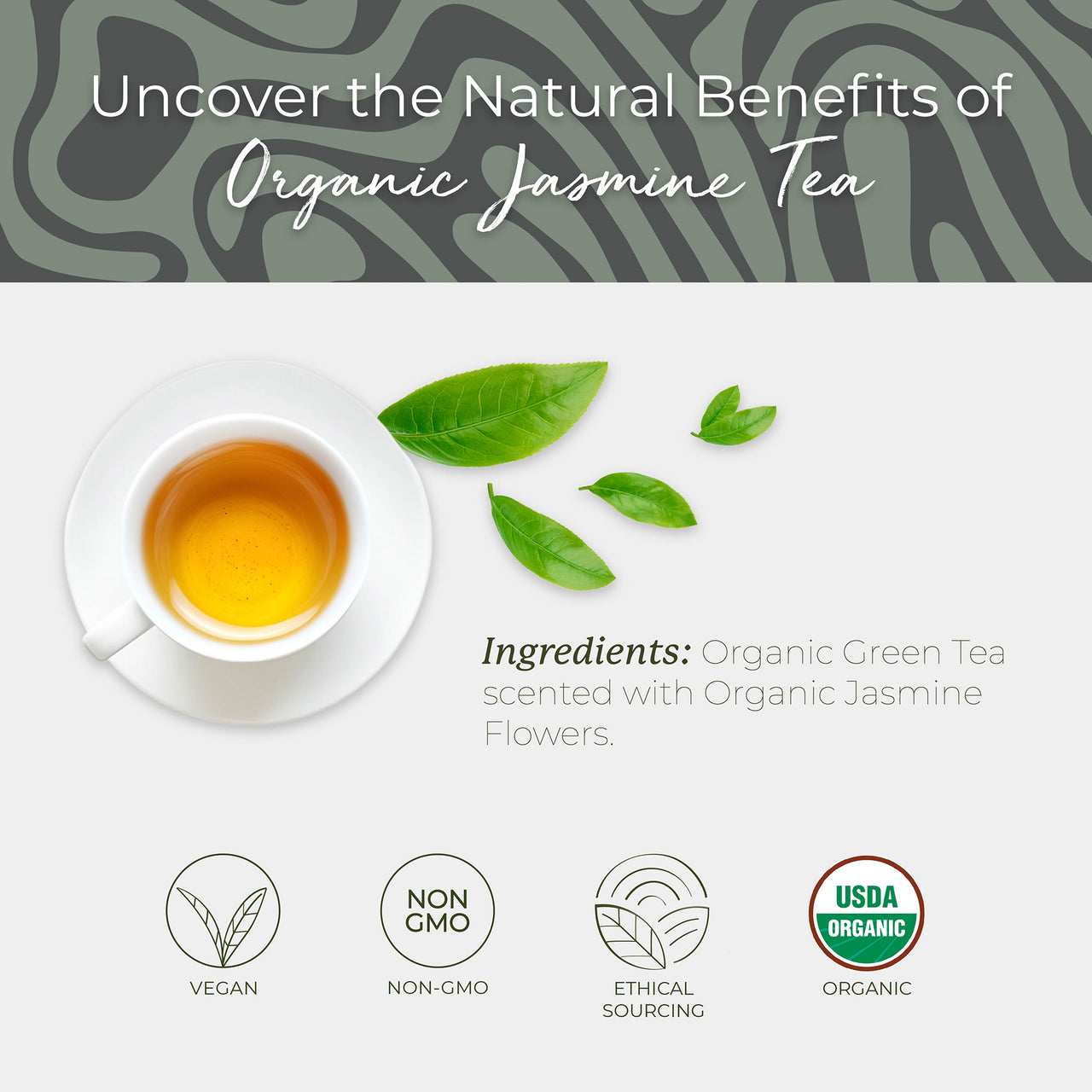 JASMINE TEA BAGS ORGANIC