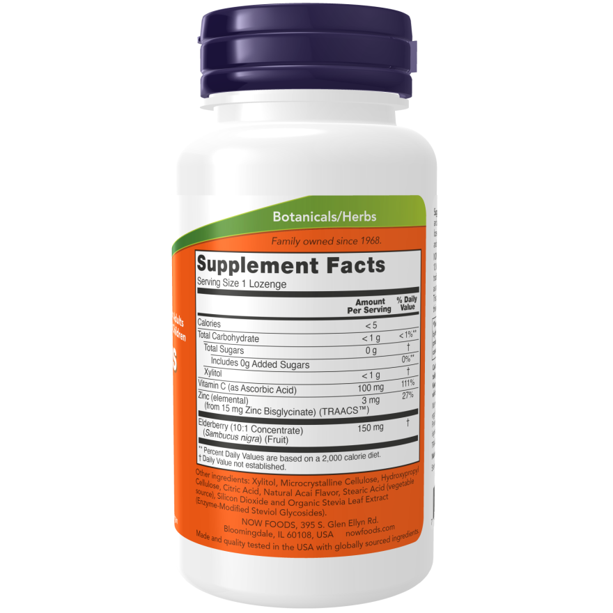Sambucus Zinc-C Lozenges-Immune System Enhancers-AlchePharma