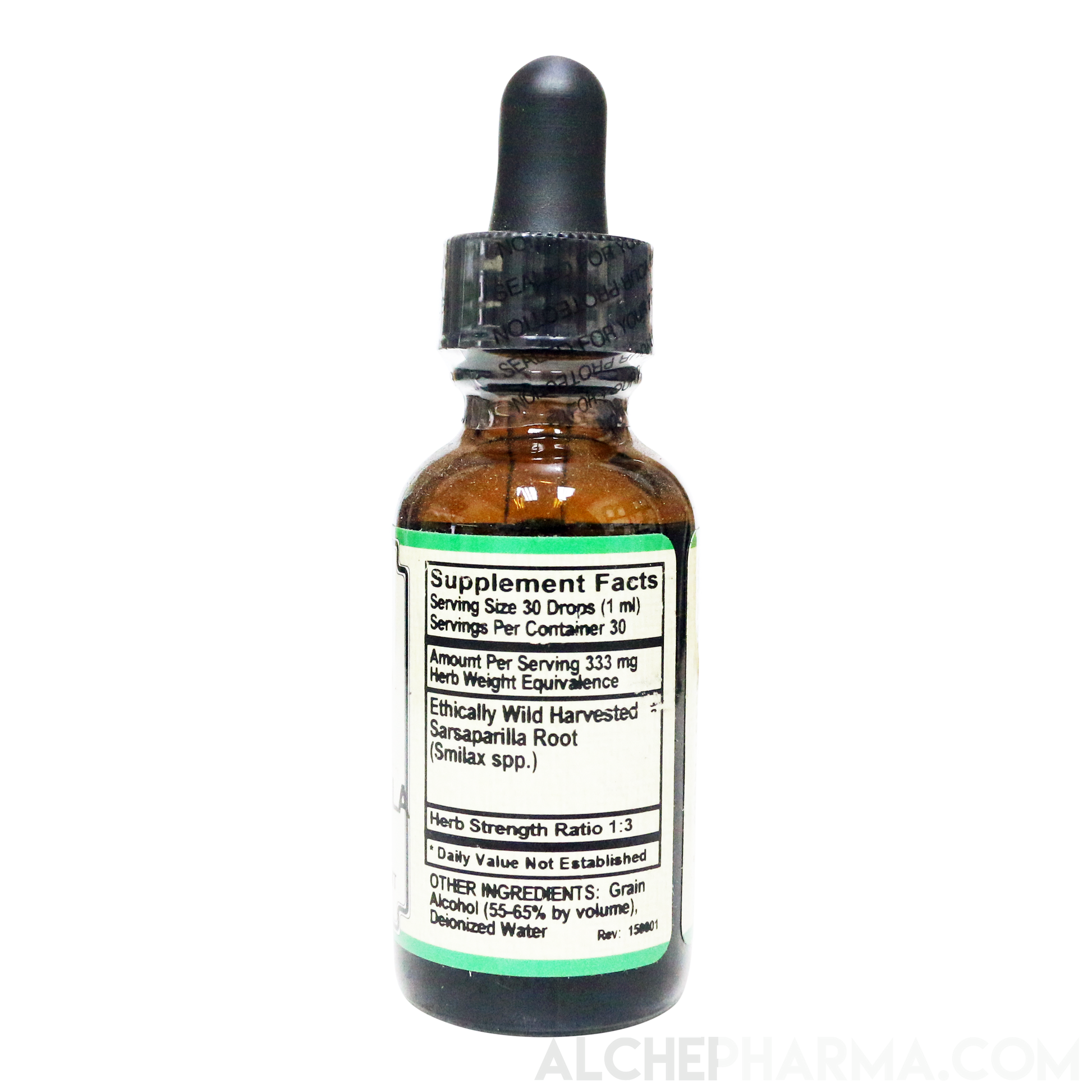 Sarsaparilla Root Liquid Extract HSR 1:3 PARVE K-1604-Herb Tincture-AlchePharma
