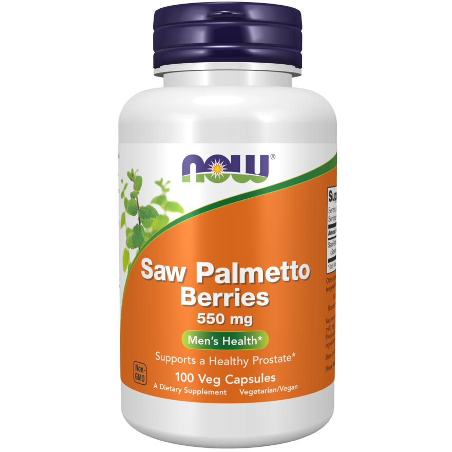 Saw Palmetto Berries 550 mg Veg Capsules-Herbs-AlchePharma