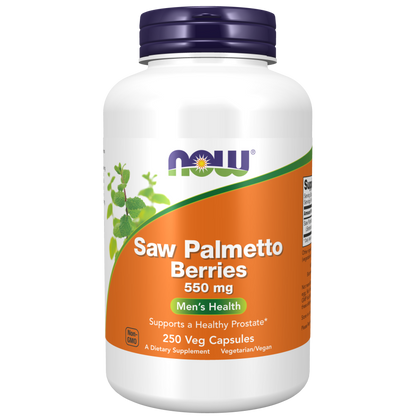 Saw Palmetto Berries 550 mg Veg Capsules-Herbs-AlchePharma