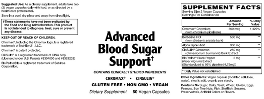 Advanced Blood Sugar Support Capsules