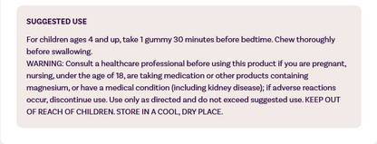 Kids Melatonin Gummies, 1 mg