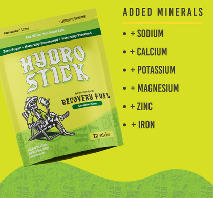 Electrolyte Hydration Mix Cucumber Lime 12 Sticks