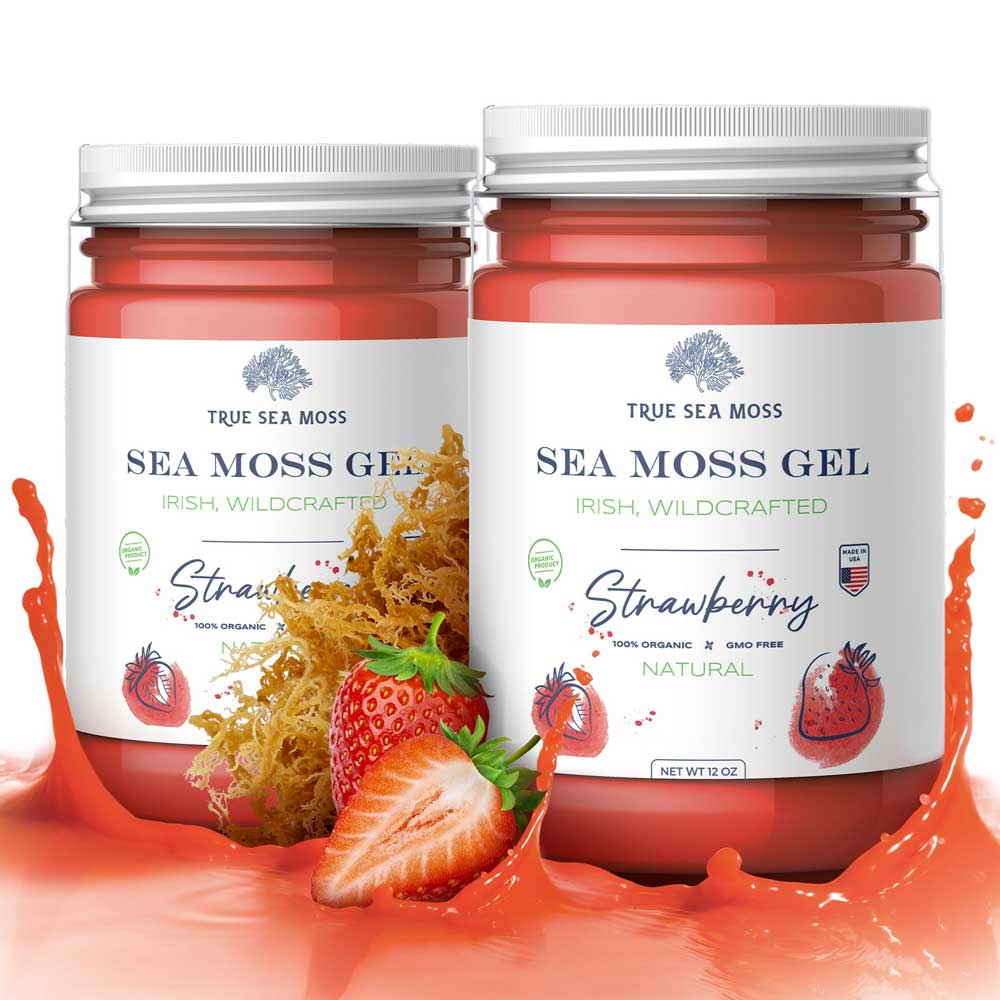 STRAWBERRY SEA MOSS GEL: 1 Pack-AlchePharma