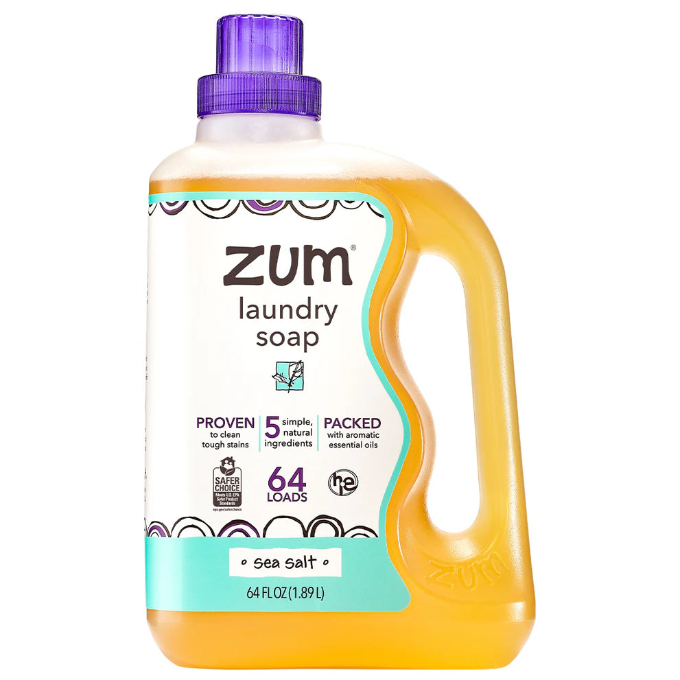 Sea Salt 64 oz. Zum Laundry Soap